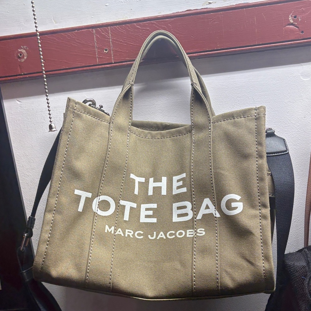 Marc Jacobs Medium Size Slate Green Tote Bag